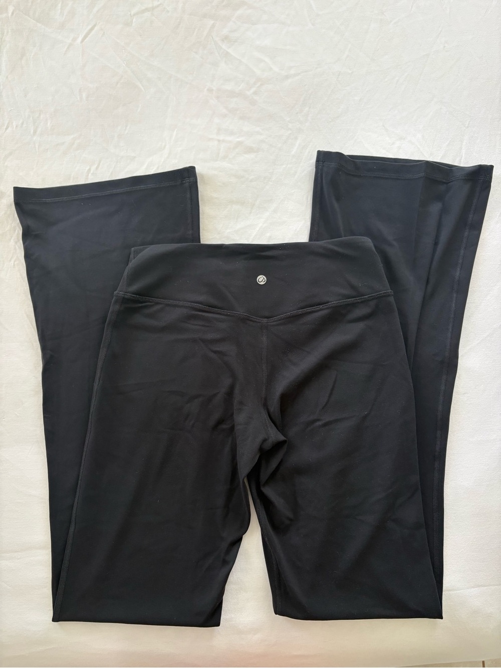 CRZ YOGA athletica Women's Black Align High-Rise Flare Leggings